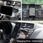 PASLDA Magnetic CD Slot Car Mount, Strong Magnet, Anti-Shake, Secure Hold