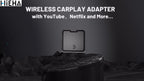 PASLDA Wireless CarPlay Adapter, Netflix & YouTube, Plug & Play, 2015+ Cars