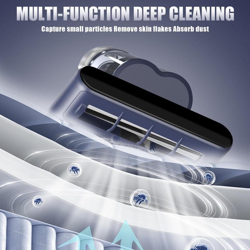 Mattress Vacuum Cleaner with UV-C & Hot Air, 16KPa Powerful Suction, HEPA Filter for Bed & Sofa